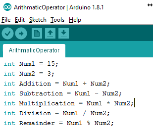 arithmetic Operators