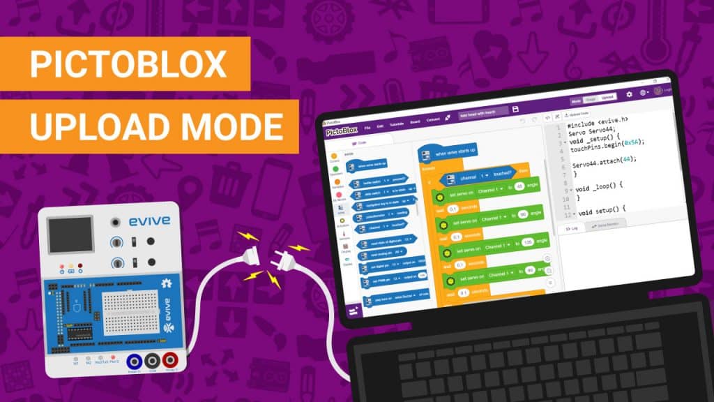 PictoBlox-Upload-Mode