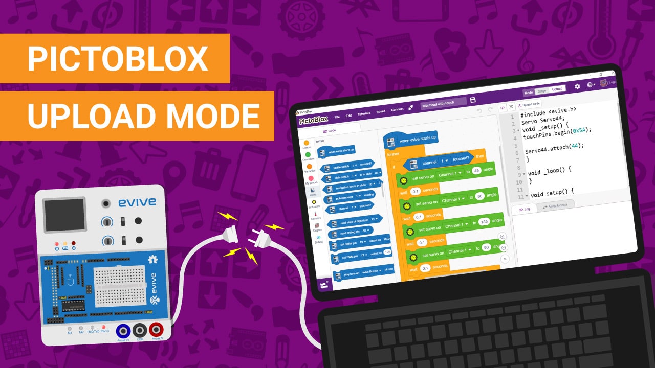 PictoBlox-Upload-Mode