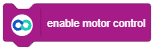 enable motor control