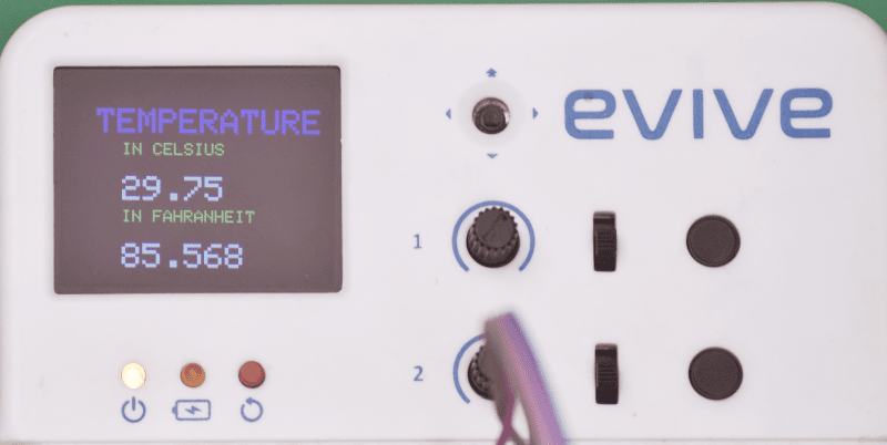 lm-35 temperature display