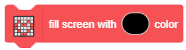 fill screen color block