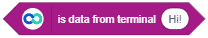 is data from terminal