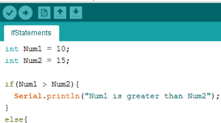 Arduino IDE if-else-if Statement