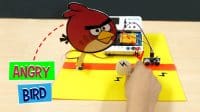Angry Bird: Control Servo using Ultrasonic Sensor