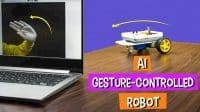 Hand GEstured Controlled Robot