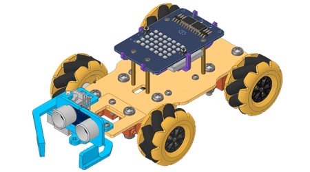 Gripper Mecanum Wheel Robot