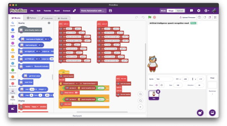 PictoBlox Block-Coding Environment