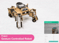 Project - Gesture Controlled Robot