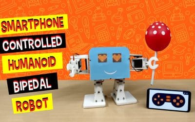 Smartphone-Controlled-Bipedal-robot