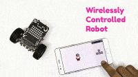 Wirelessly Controlled Robot